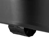 22 Gallon Black Wheeled Plastic Storage Trunk L722646