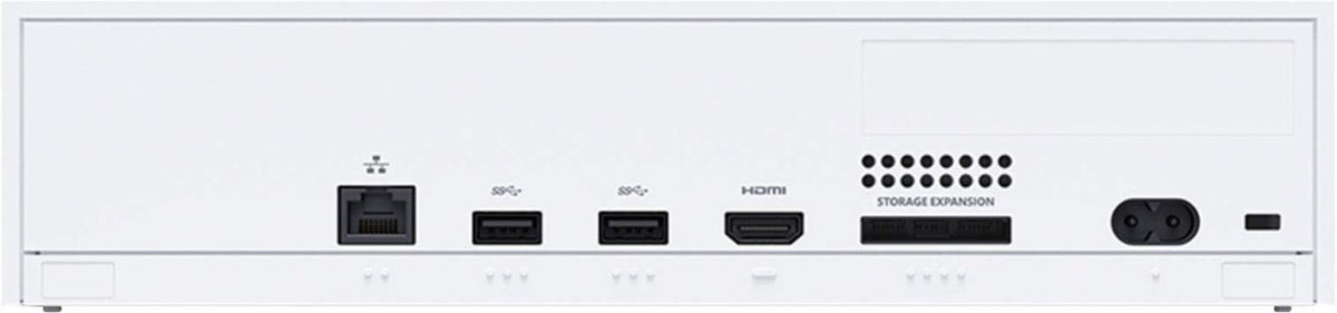 White 512GB SSD All-Digital Gaming Console with Wireless Controller T49395