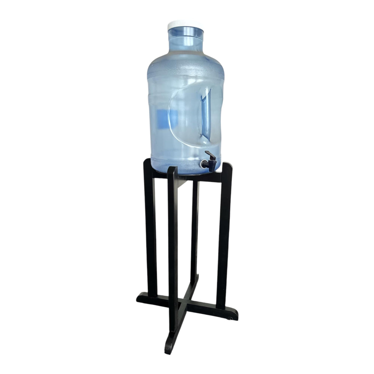 27" Black Wood Floor Stand for Water Dispenser F495931