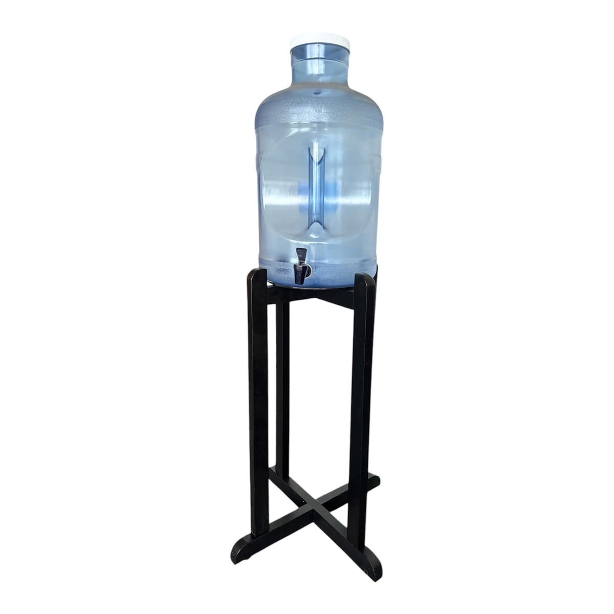 27" Black Wood Floor Stand for Water Dispenser F495931