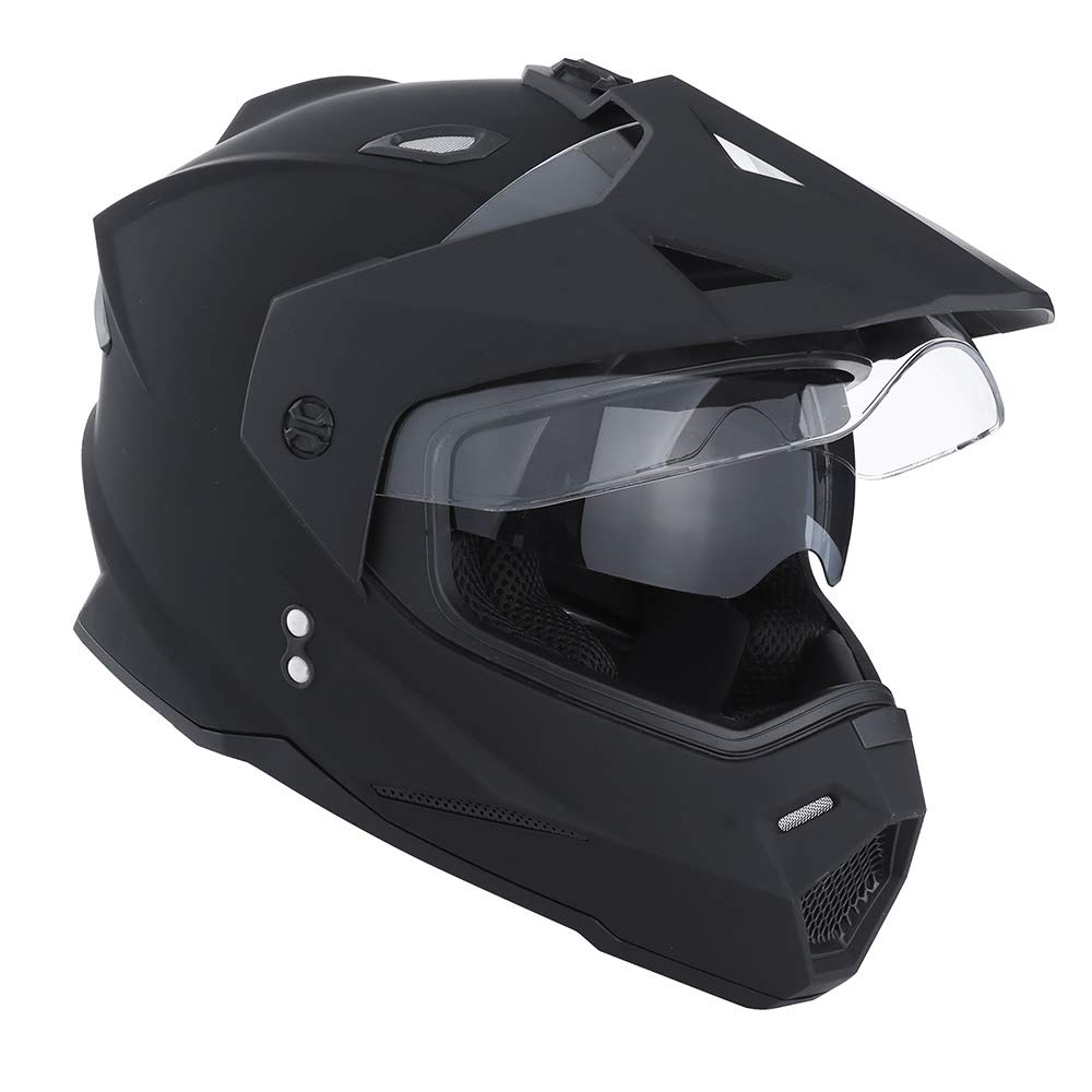 Dual Sport Motorcycle Full Face Helmet Dual Visor E729