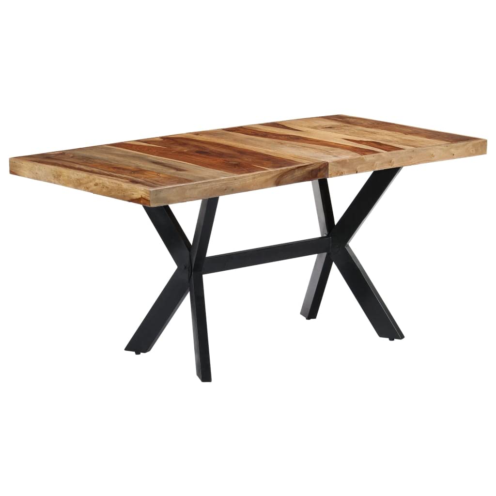 55.1"x27.6"x29.5" Solid Sheesham Wood Dining Table R1872