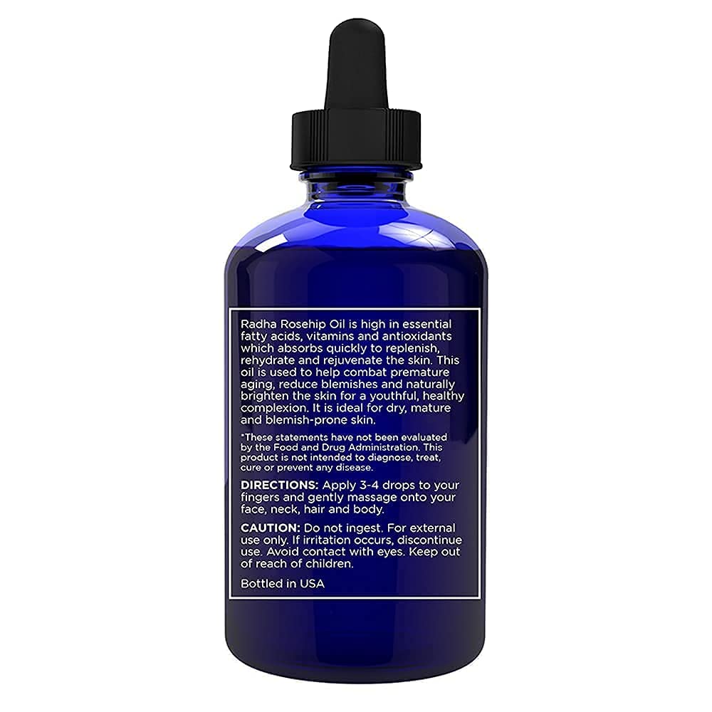4 oz Organic Rosehip Seed Oil Cold Pressed Z444641