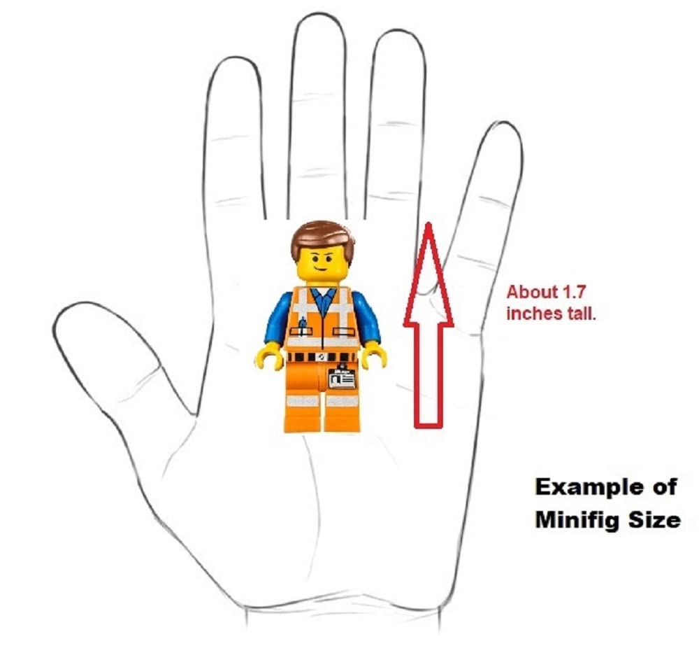 Red Robes Minifigure with Wand R508