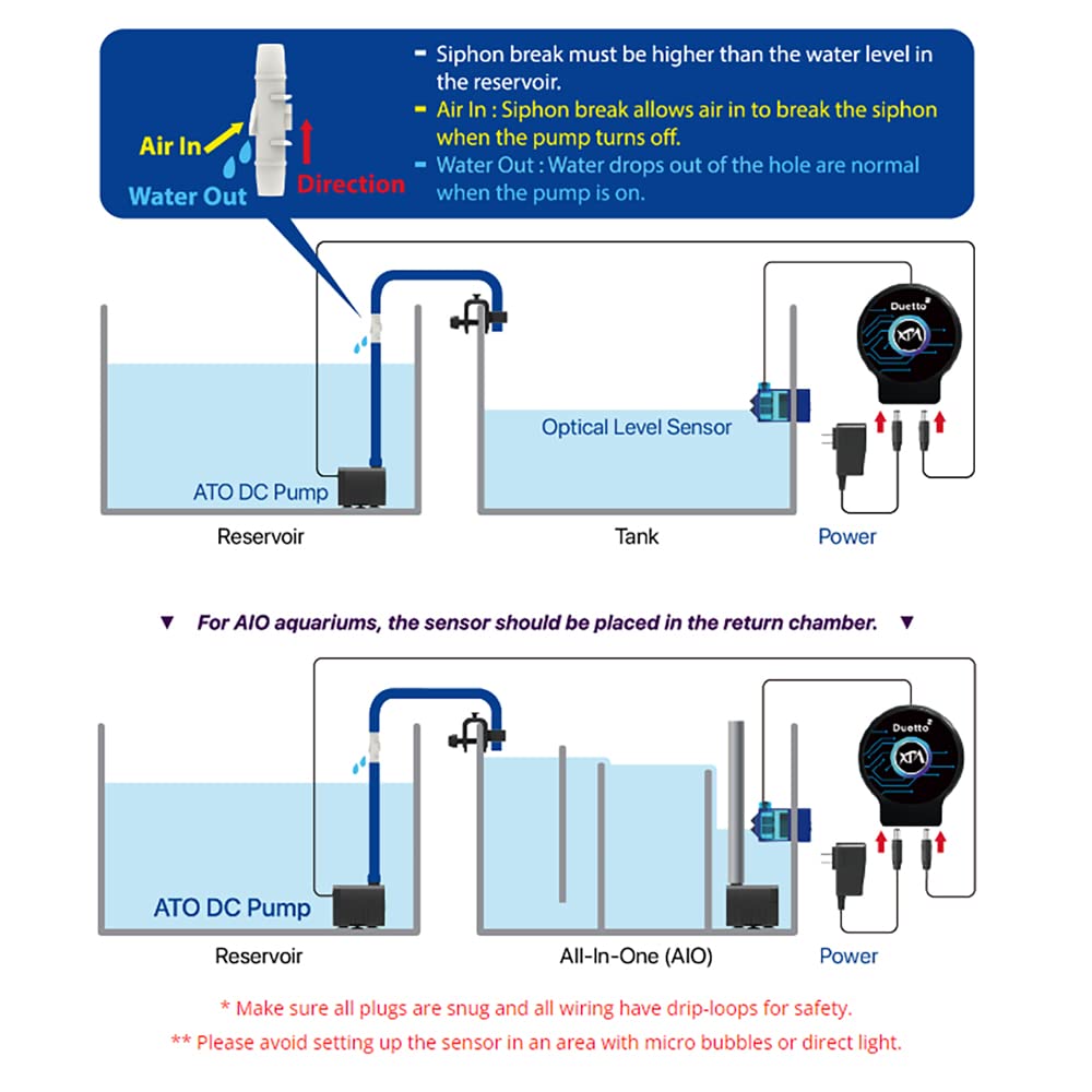 Dual-Sensor Aquarium Auto Top Off System V837