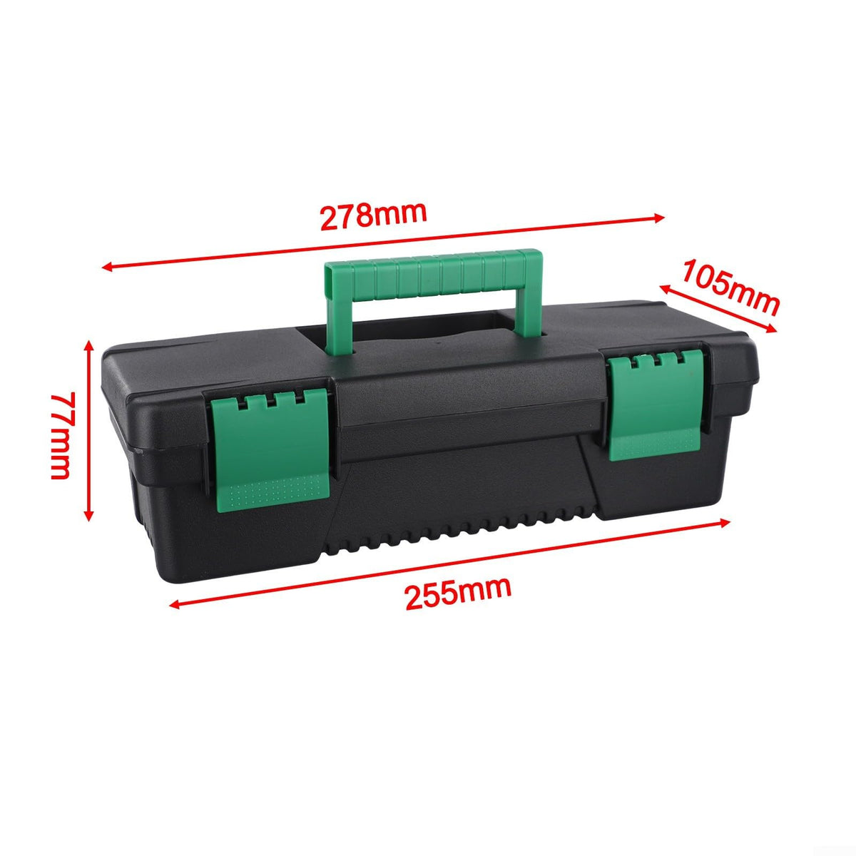 10 Inch Plastic Toolbox with Secure Latch B493351
