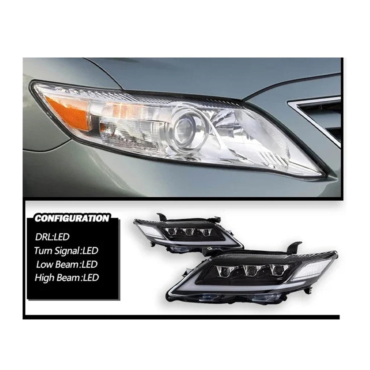 Toyota Camry LED Headlight D109
