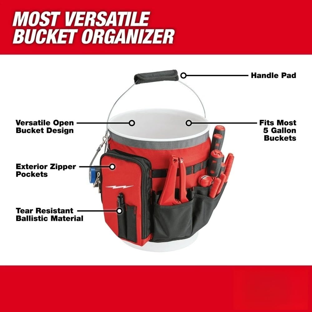 10-Inch Open Bucket Tool Bag Y6503