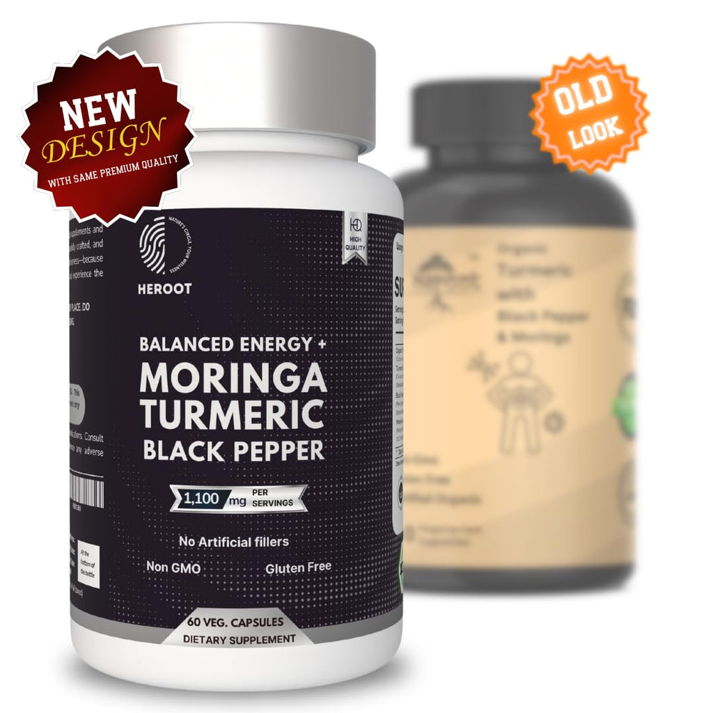 Turmeric with Black Pepper & Moringa 1000 mg, 120 Capsules B6308
