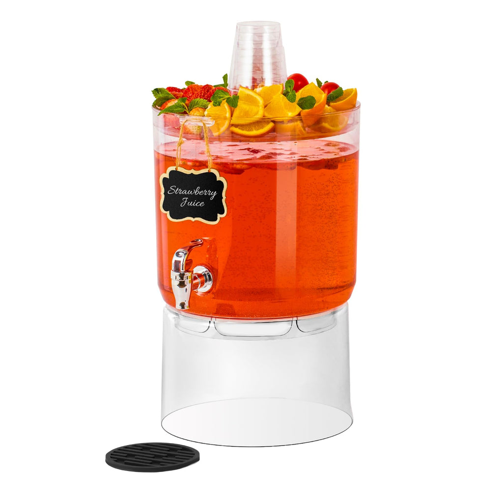 2 Gallon Drink Dispenser with Multi-Function Lid S54055