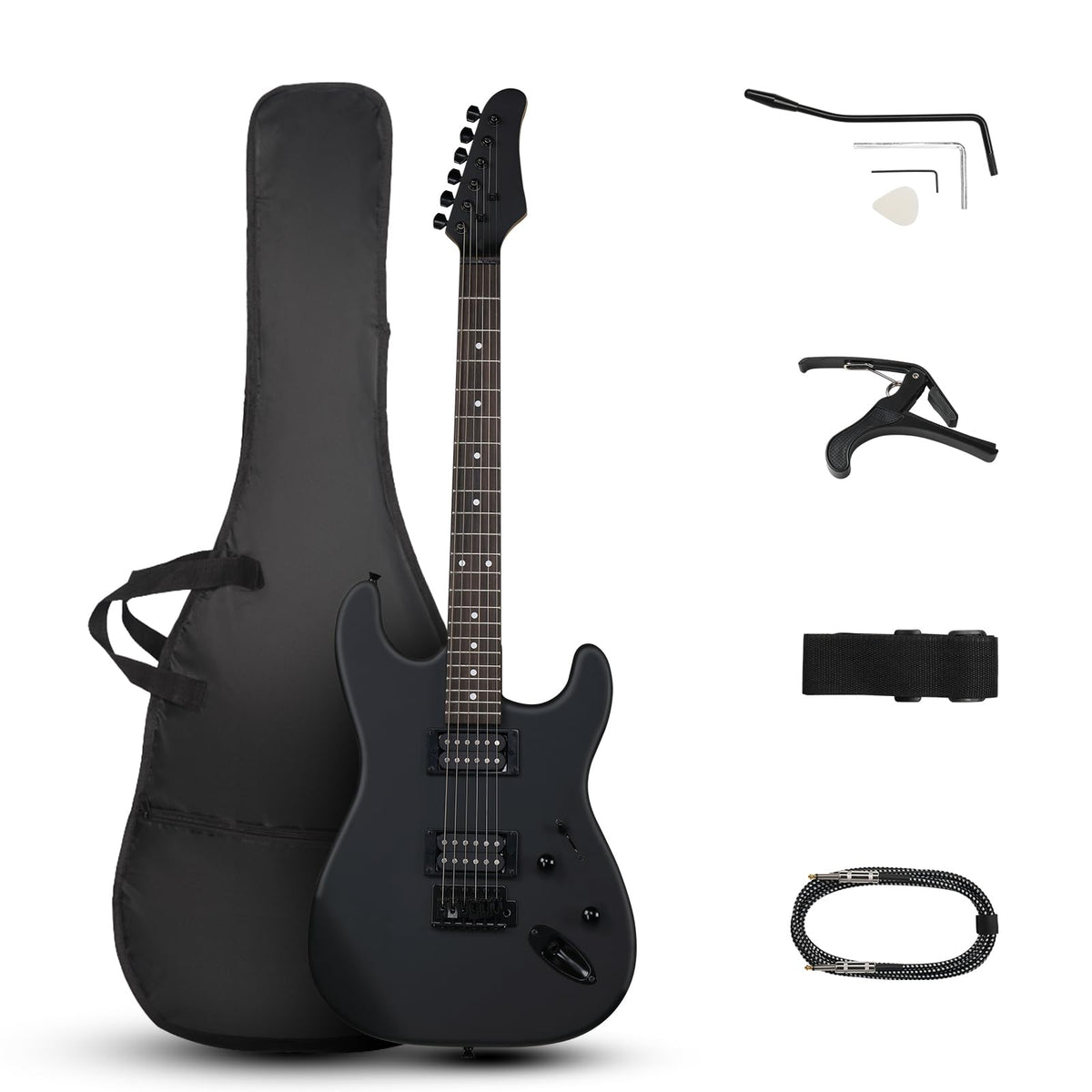 39 Inch H-H Pickup Electric Guitar I240224