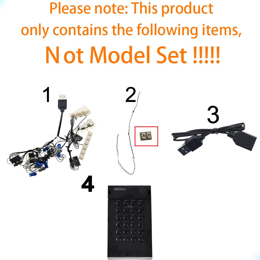 LED Light Kit for Race Car Building Model E9821
