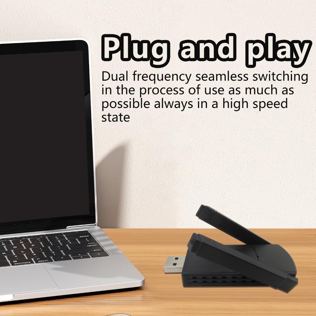 Wireless USB Adapter 1300Mbps Dual Antennas 5G/2.4G WiFi Adapter M573