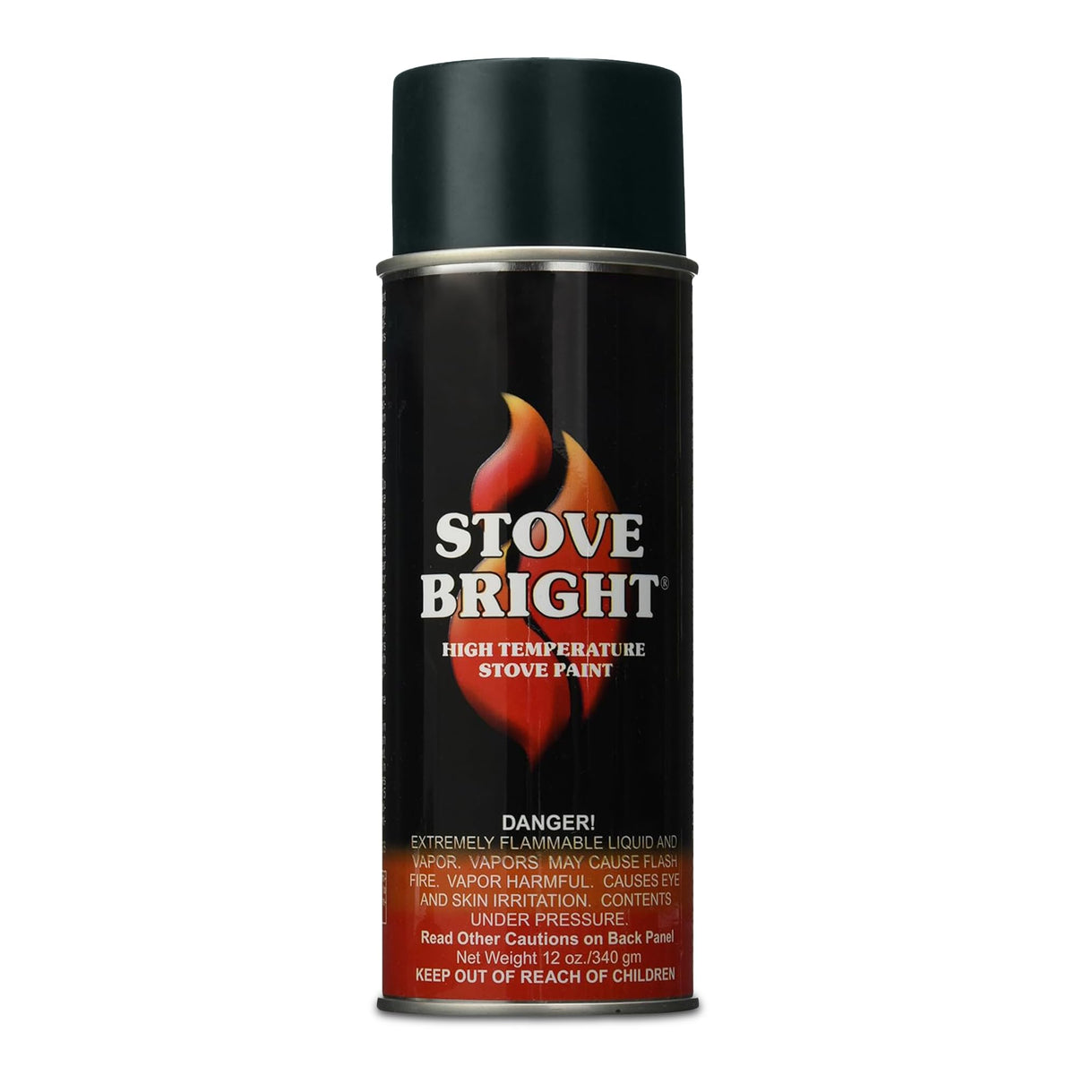 High Heat Resistant Satin Charcoal Black Spray Paint 12oz Can O4660