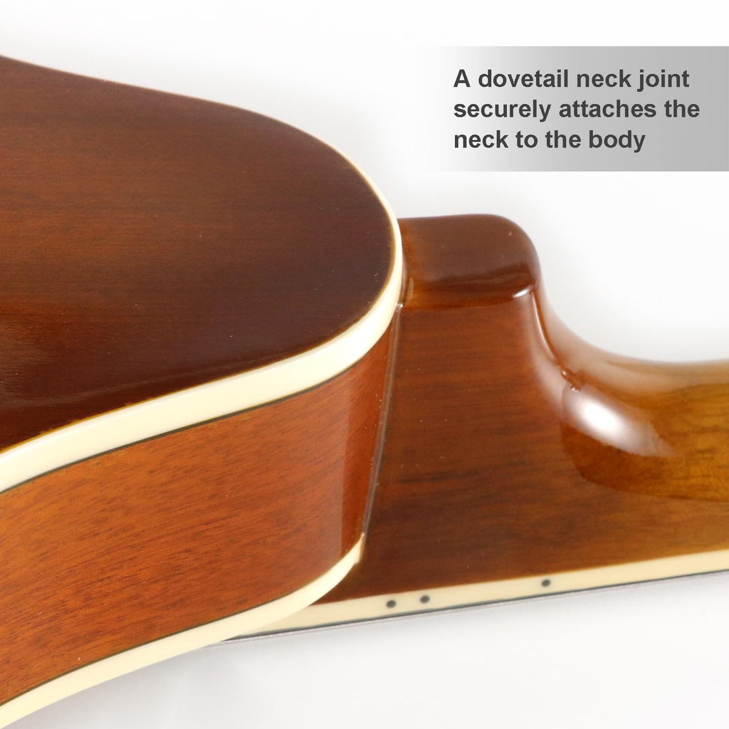 8 String Acoustic-Electric Mandolin Instrument with Pickup J576