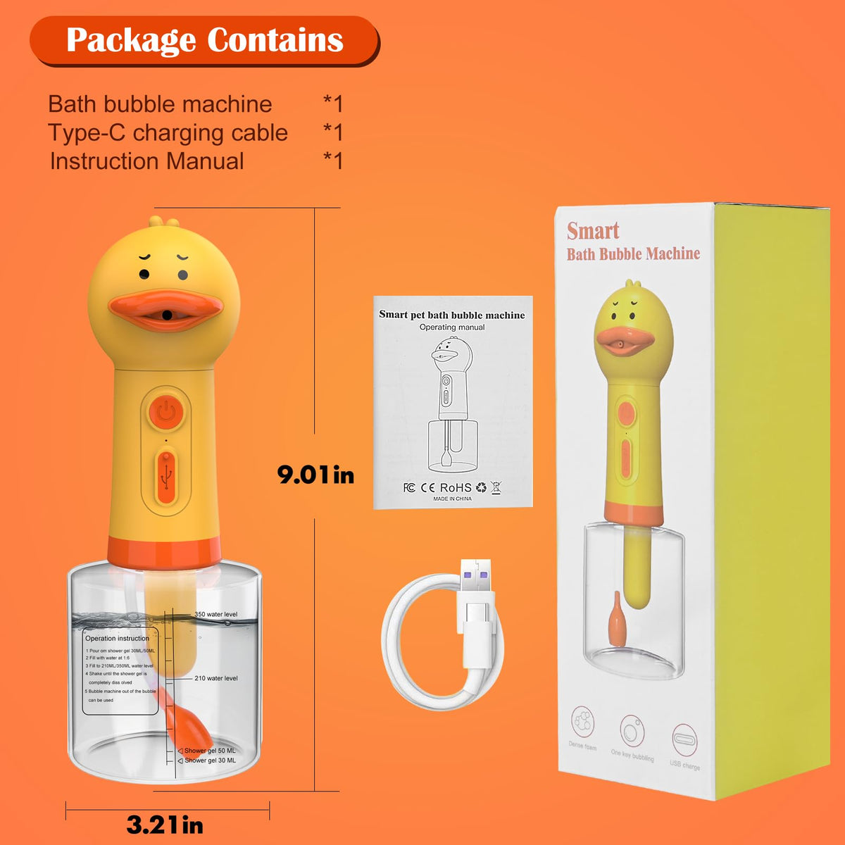 Electric Foaming Shampoo Dispenser G40076
