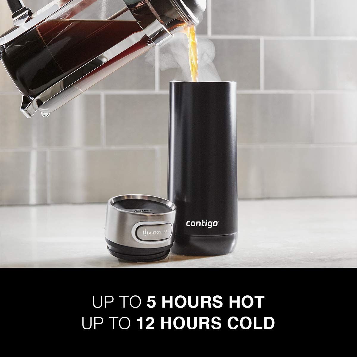 Vacuum-Insulated Stainless Steel Travel Mug 16 Ounces F5472
