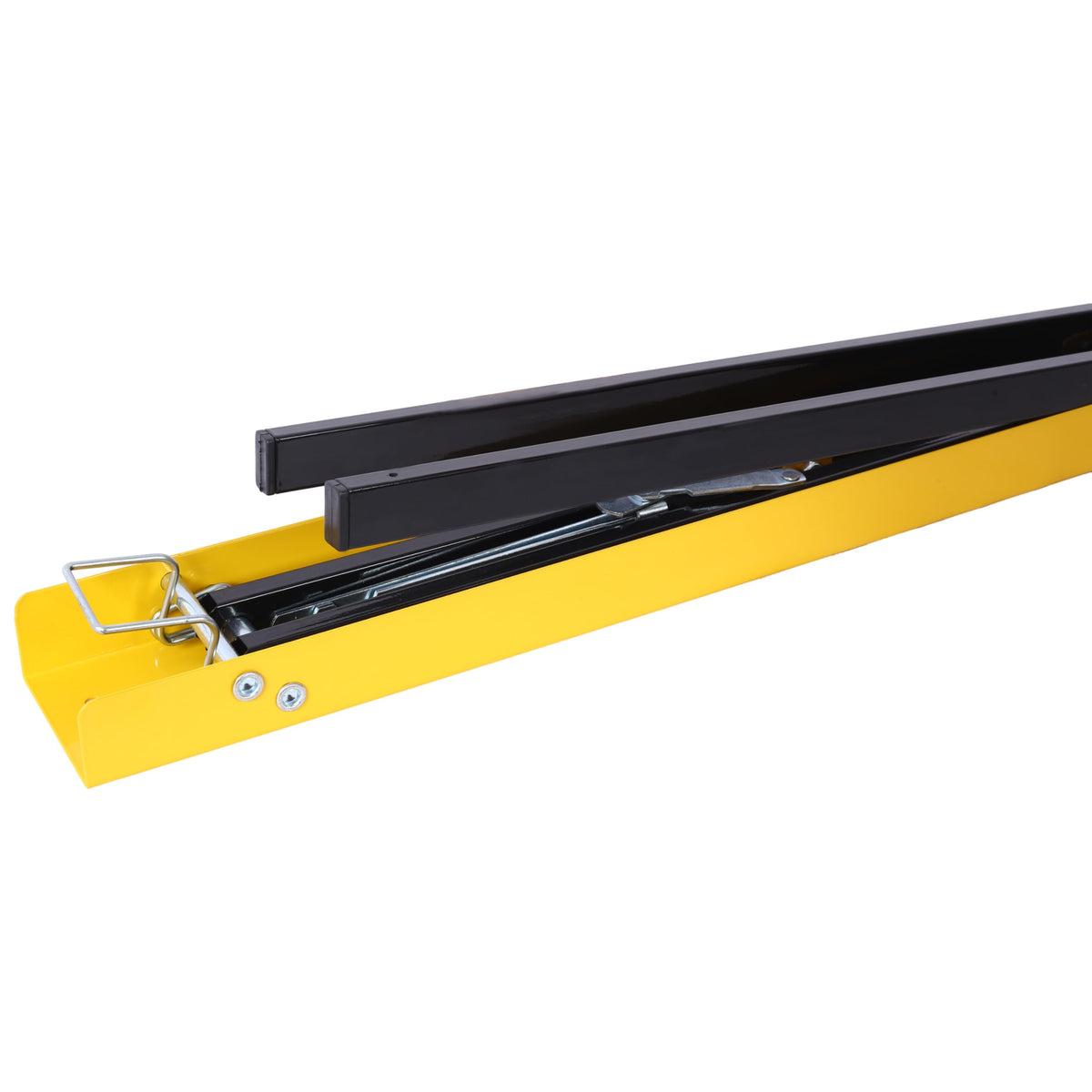 Heavy Duty Folding Saw Horses 2 Pack 660lb Capacity Adjustable Metal 25-35.5 Inch V786