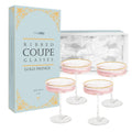 Champagne Coupe Glasses Set of 4 Q6241