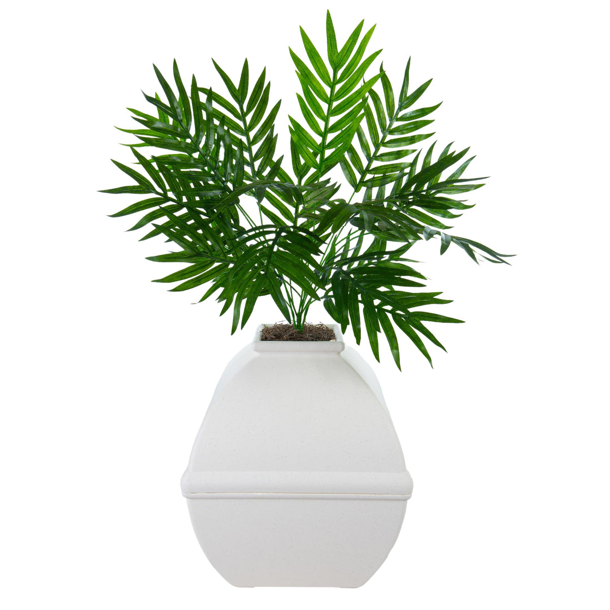 White Hidden Litter Box Planter with Carbon Filter H4250