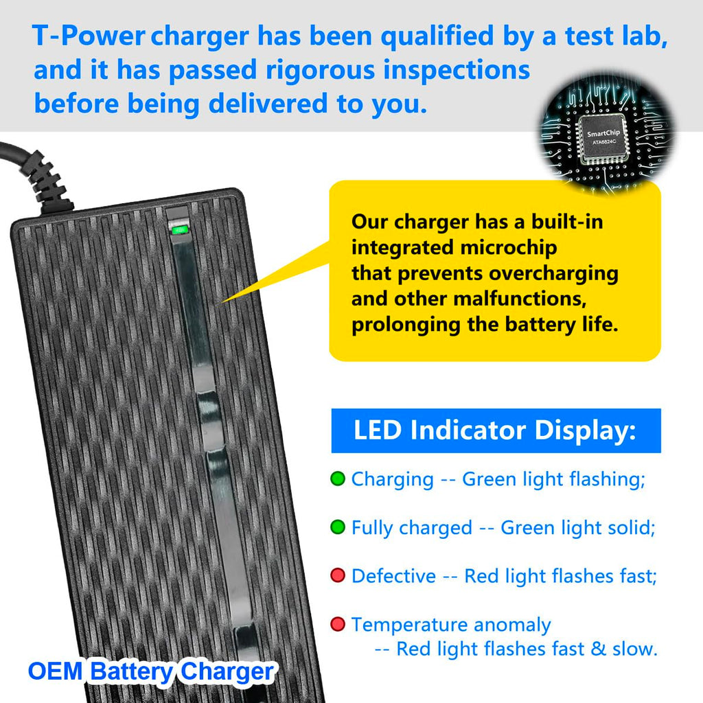 54.6V AC/DC Adapter Electric Bike Battery Charger F345