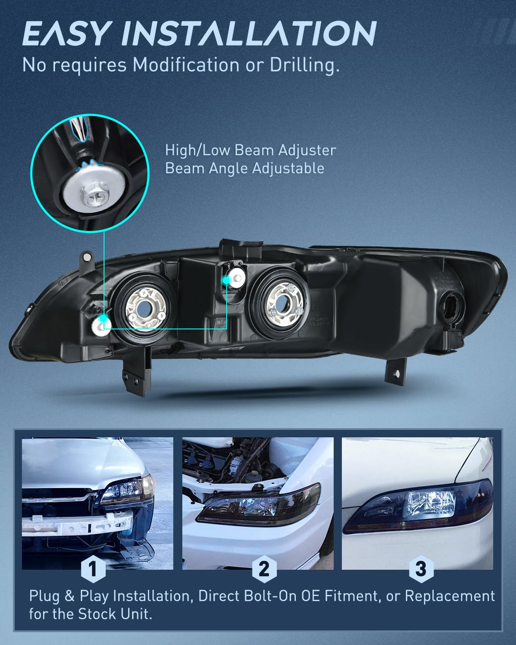 Headlight Assembly M7558