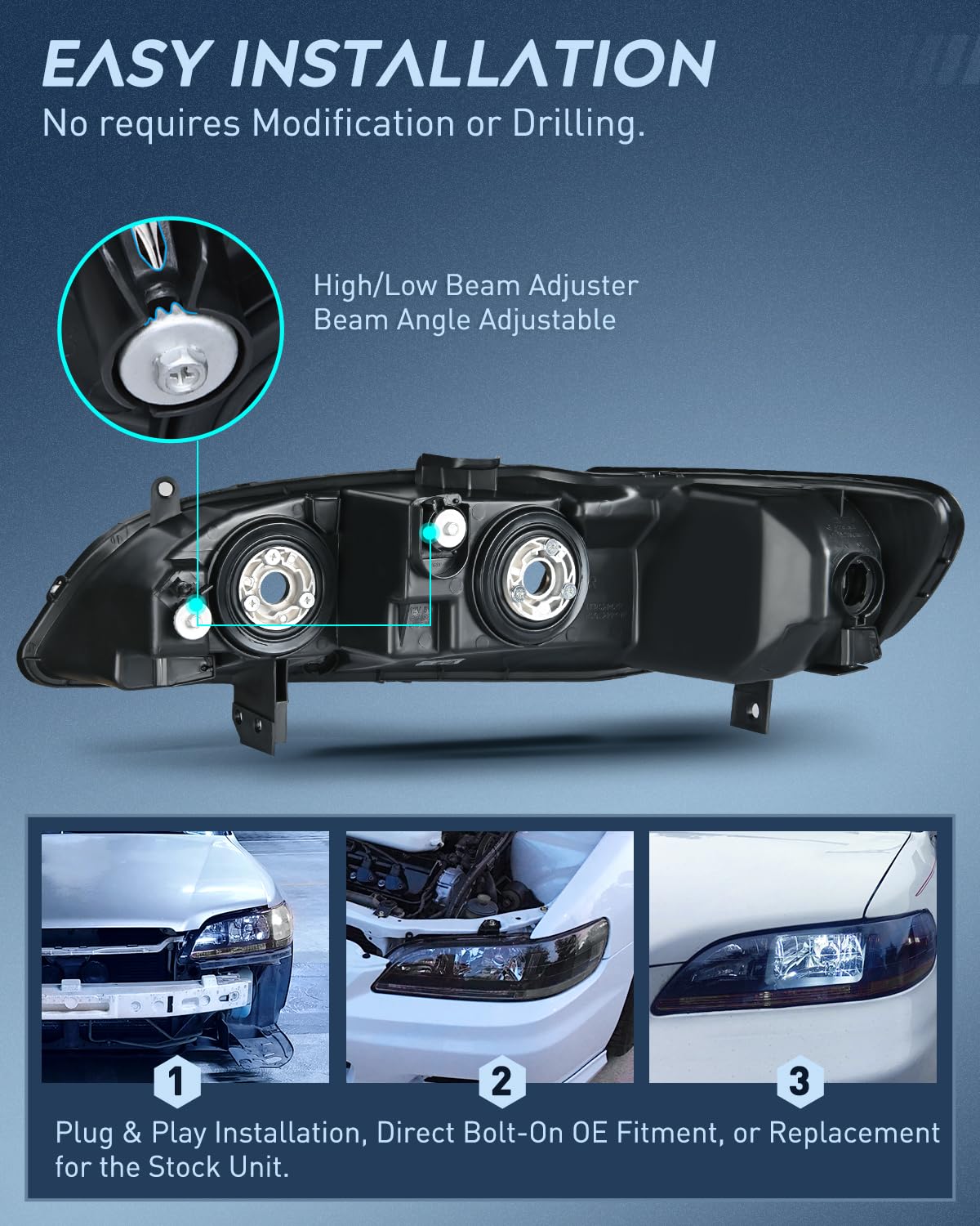 Headlight Assembly M7558