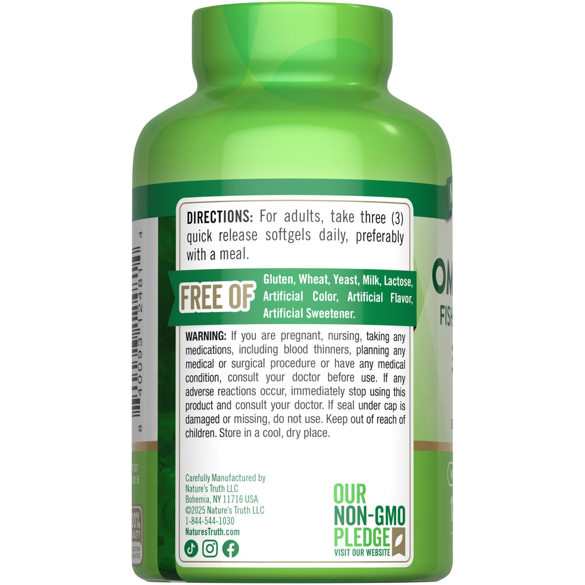 Omega 3-6-9 Softgels 3600mg 120 Count W4297
