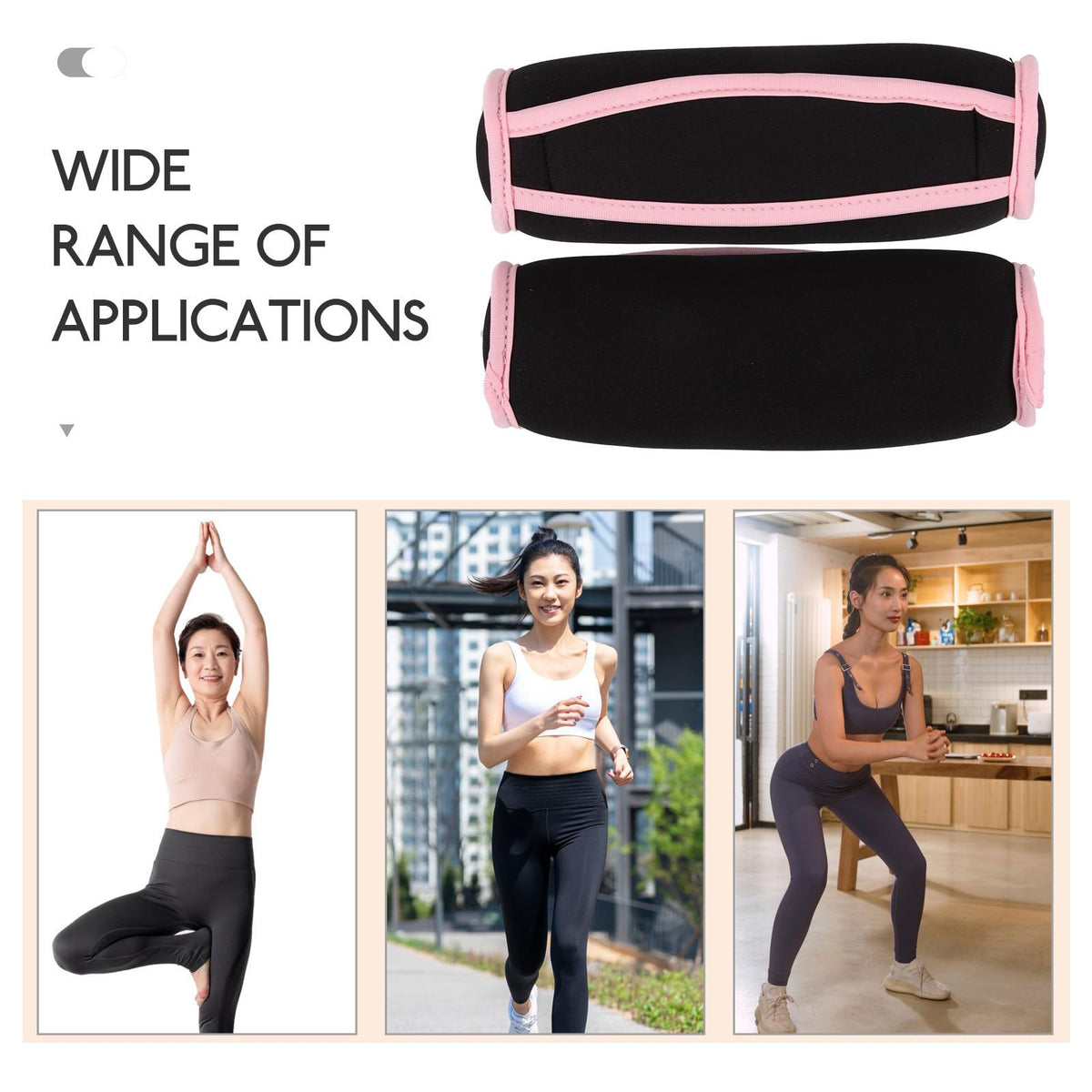 2pcs 1 Lb Soft Neoprene Dumbbell X439