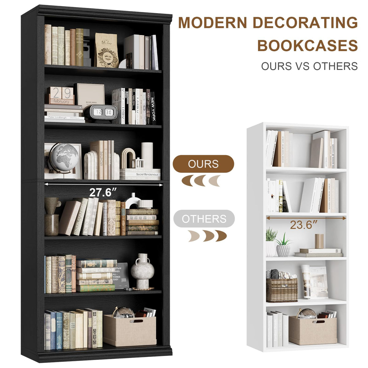 Black Tall Bookshelf T18270