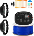In-Ground Electric Pet Fence with 2 Waterproof Rechargeable Collars Z586