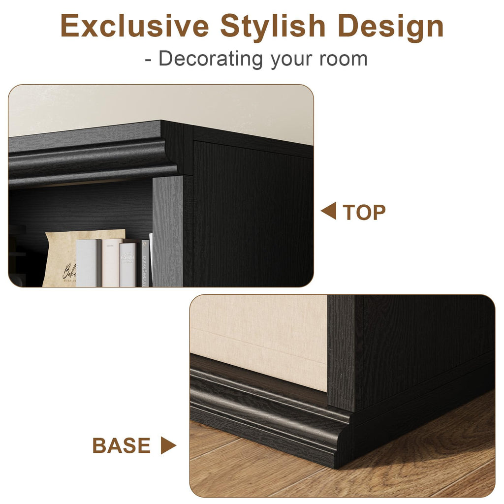 Black Tall Bookshelf T18270