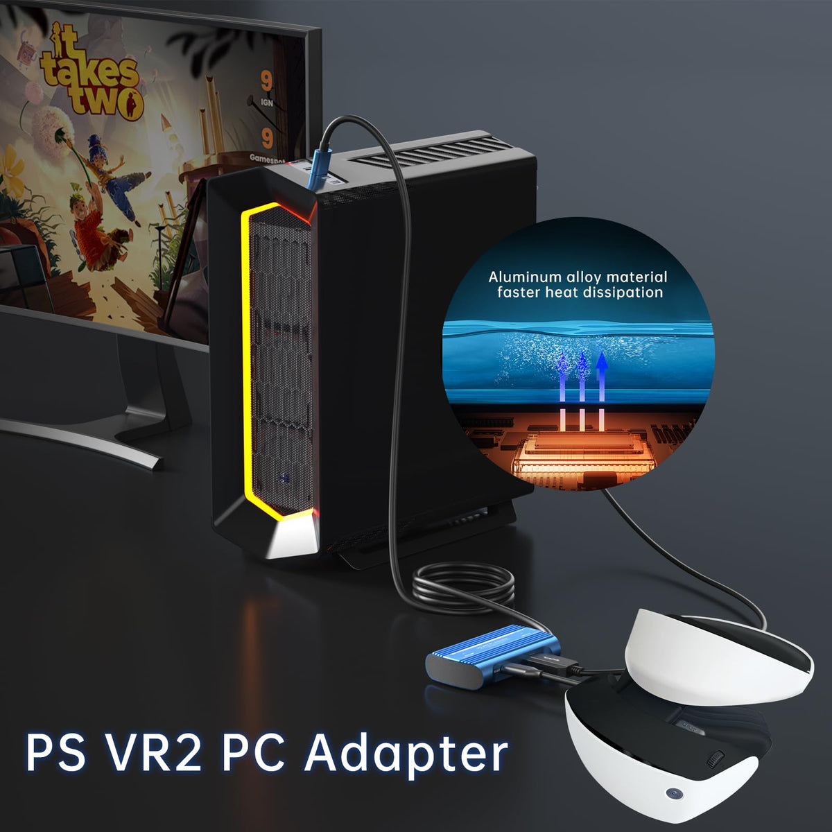 PC Adapter Kit with DP 1.4 Cable and Power Adapter X965