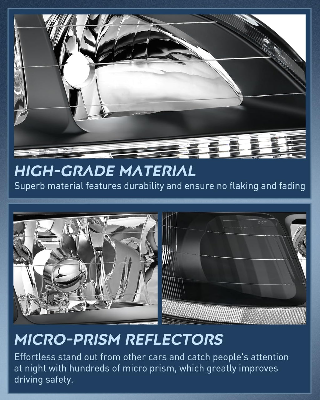 Headlight Assembly M7558