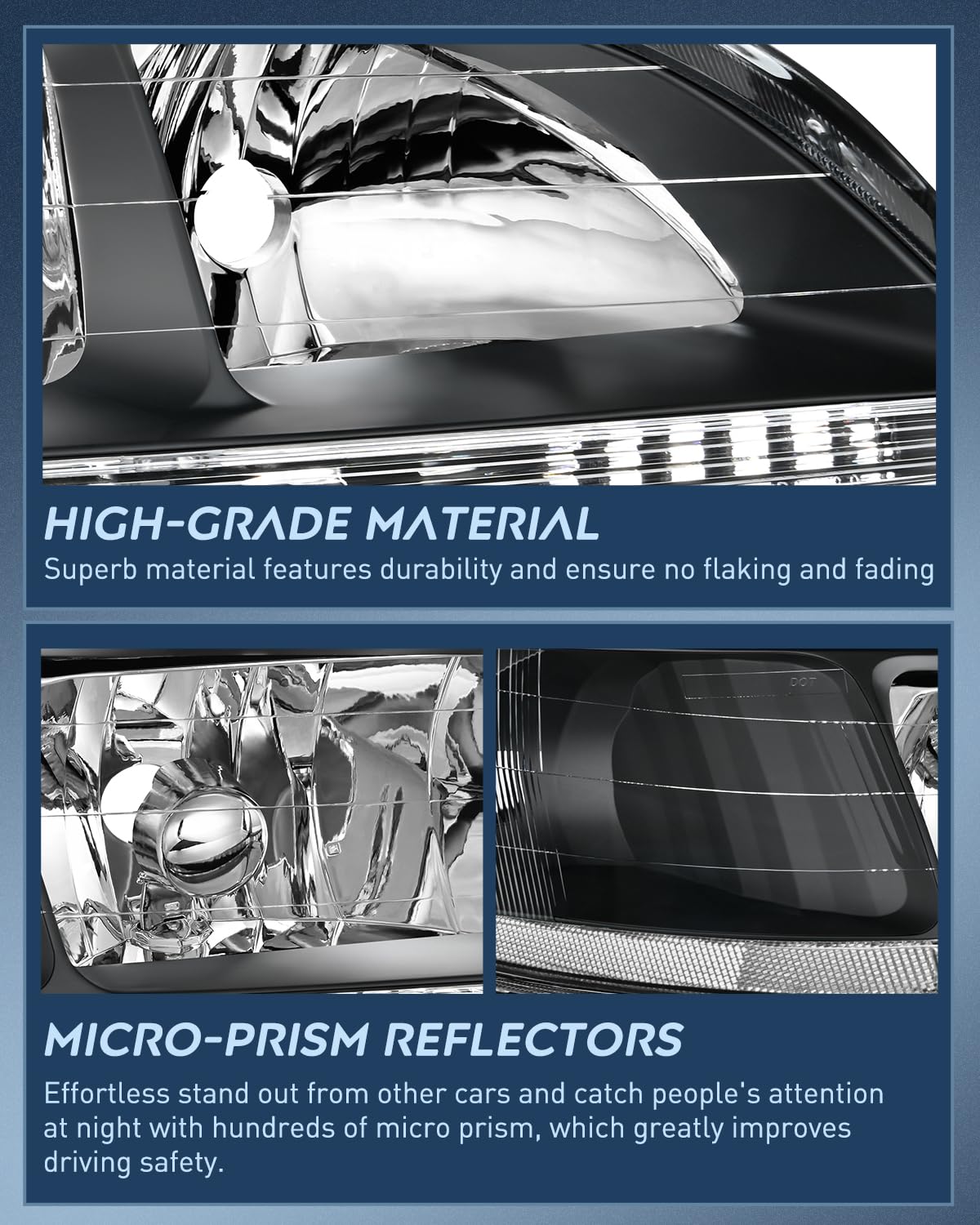 Headlight Assembly M7558