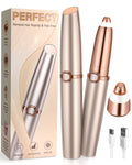 Rechargeable Eyebrow Trimmer with 2 Replacement Heads & LED Light X9403