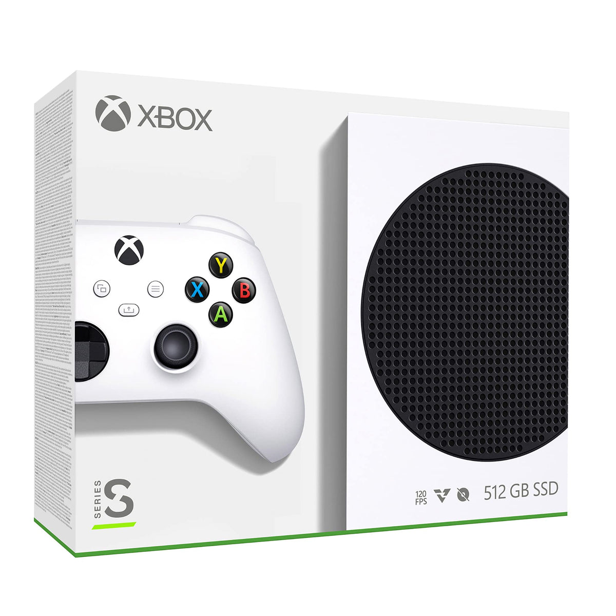 White 512GB SSD All-Digital Gaming Console with Wireless Controller T49395
