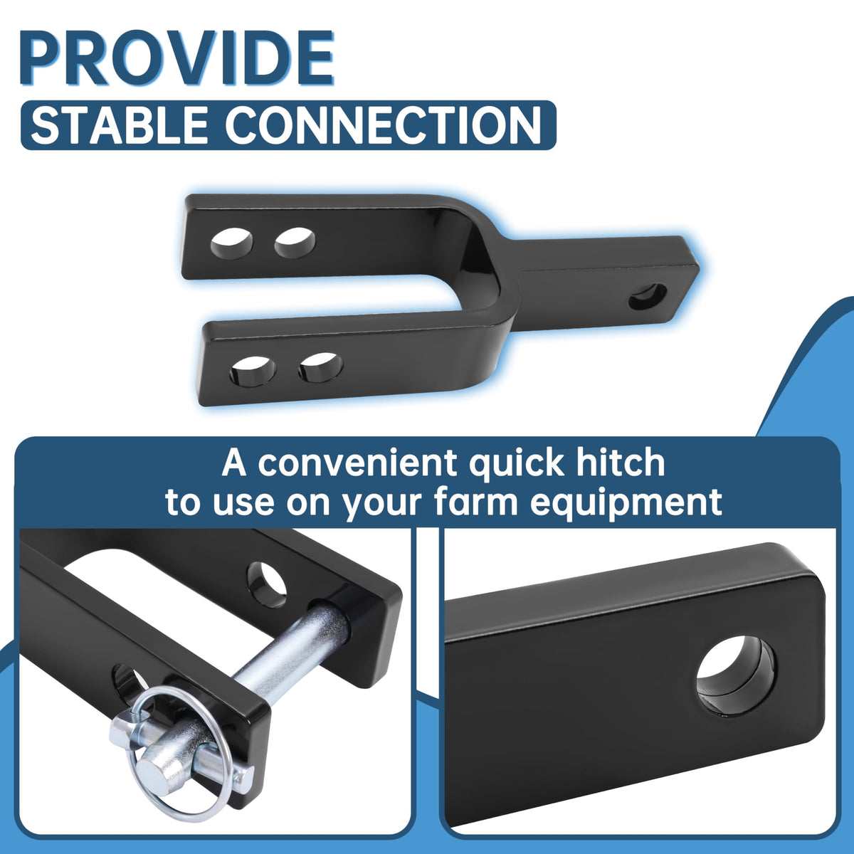 Quick Hitch Adapter for Category 1 3-Point D812