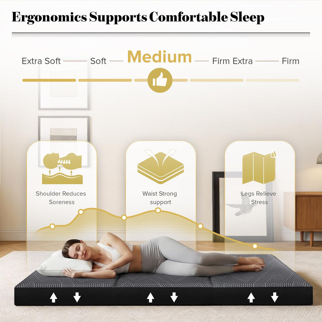 Folding Mattress Twin Size 6 Inch F980