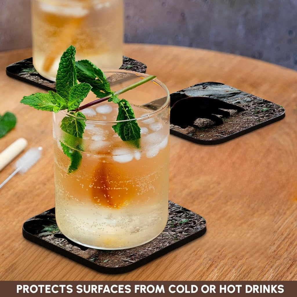 Set of 4 Soft Coasters R692