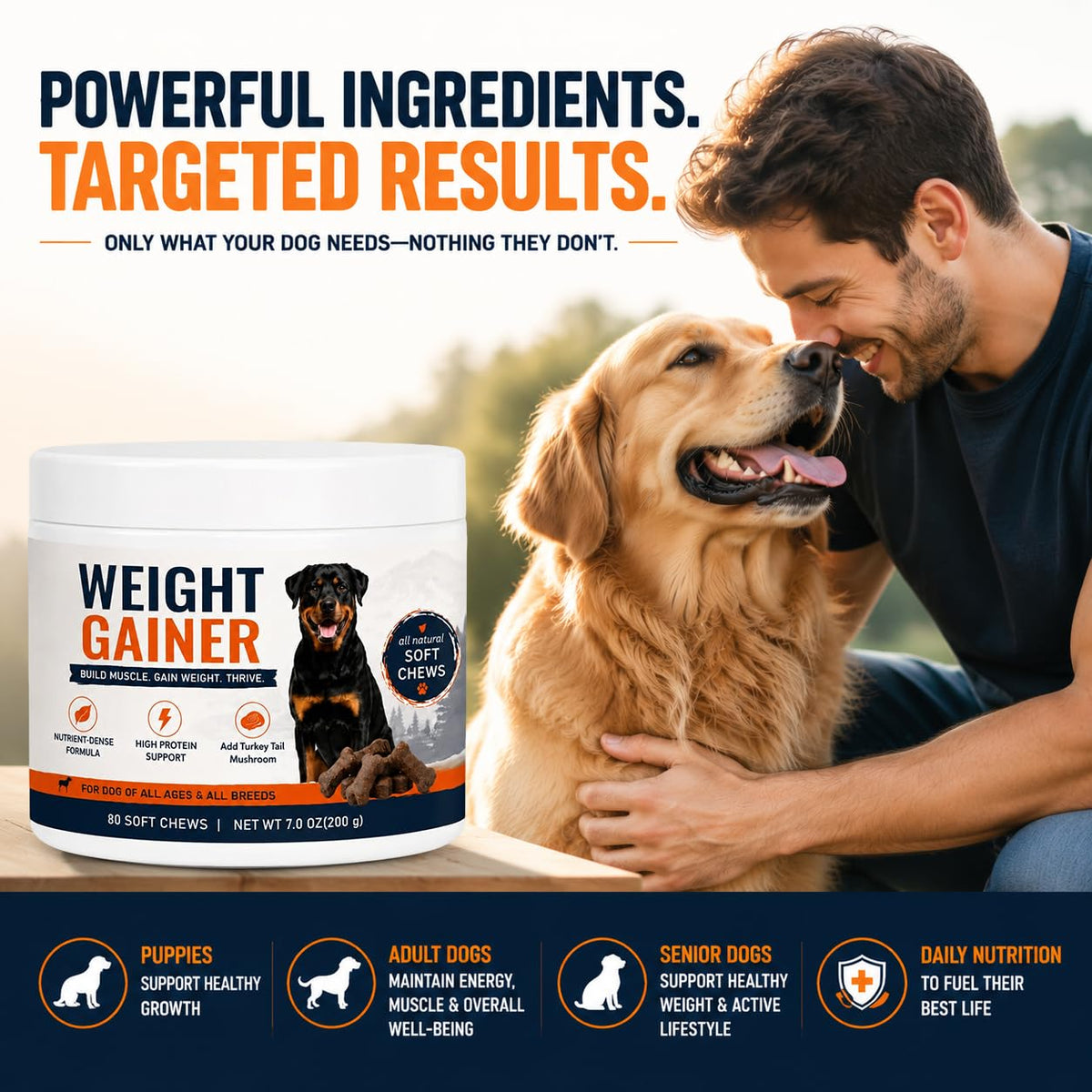 High Calorie Dog Weight Gainer Chews C5083