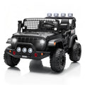 Black 2 Seater 24V Ride On Car W1225