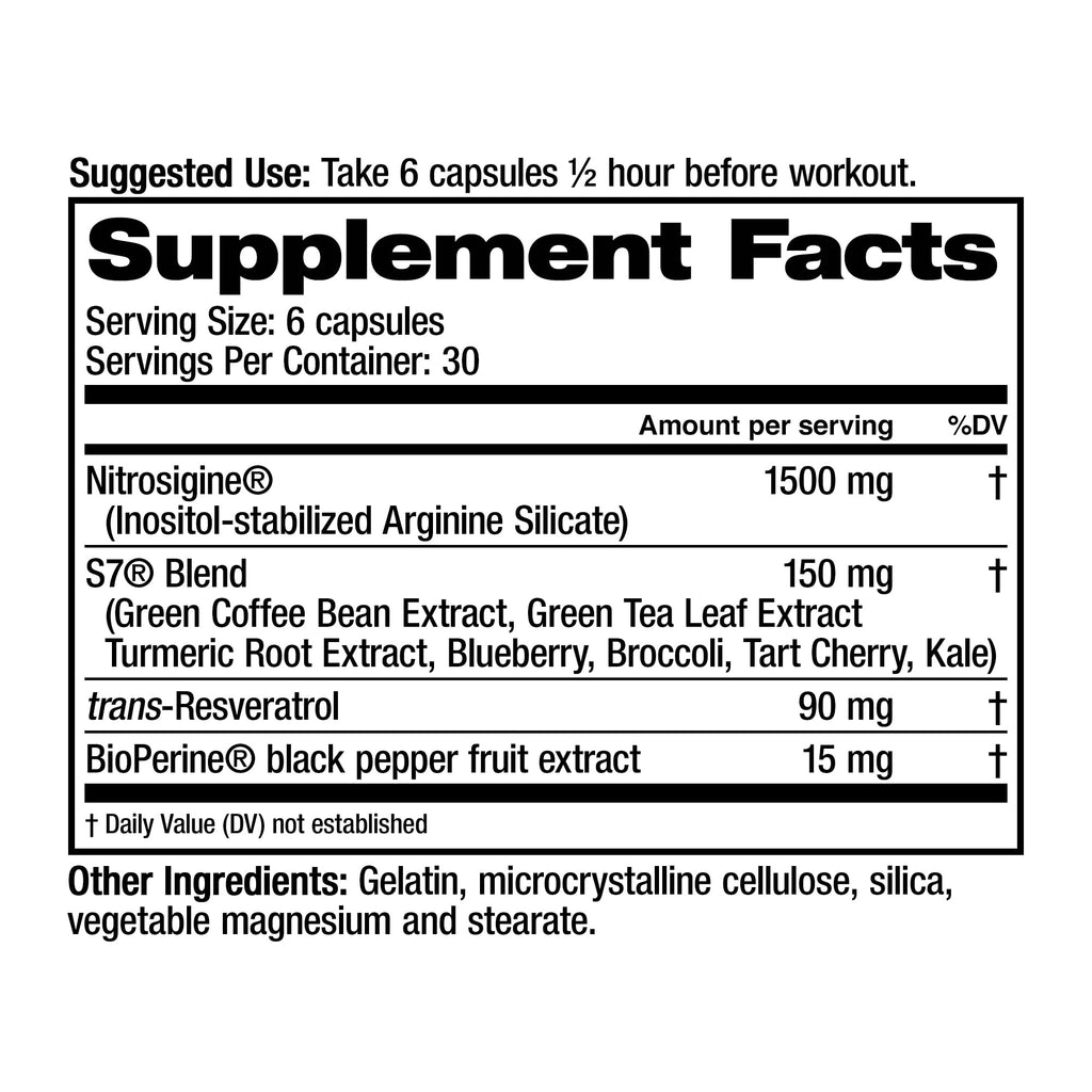 Nitric Oxide Supplements (1-Pack) A816552