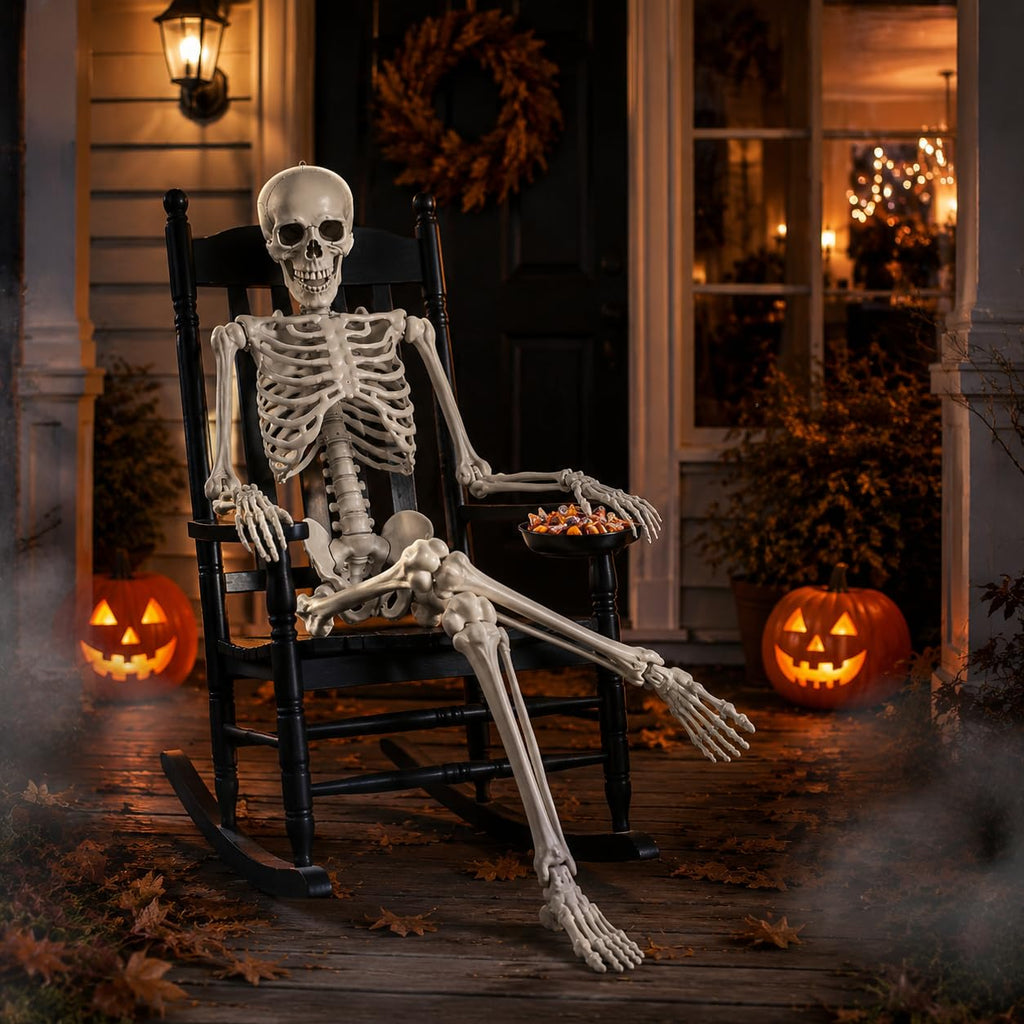 Life Size Poseable Skeleton with Movable Joints L118