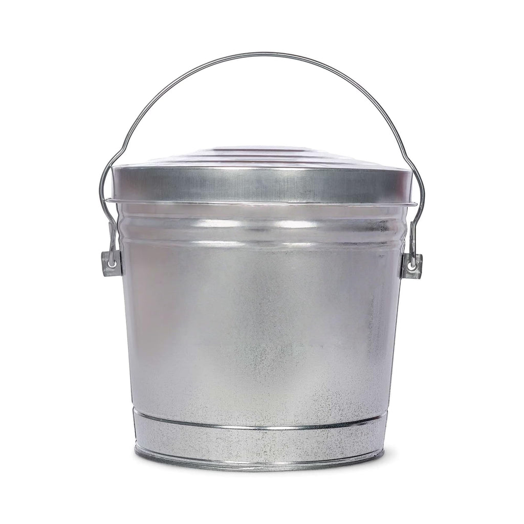 6 Gallon Galvanized Steel Storage Can with Locking Lid M6822