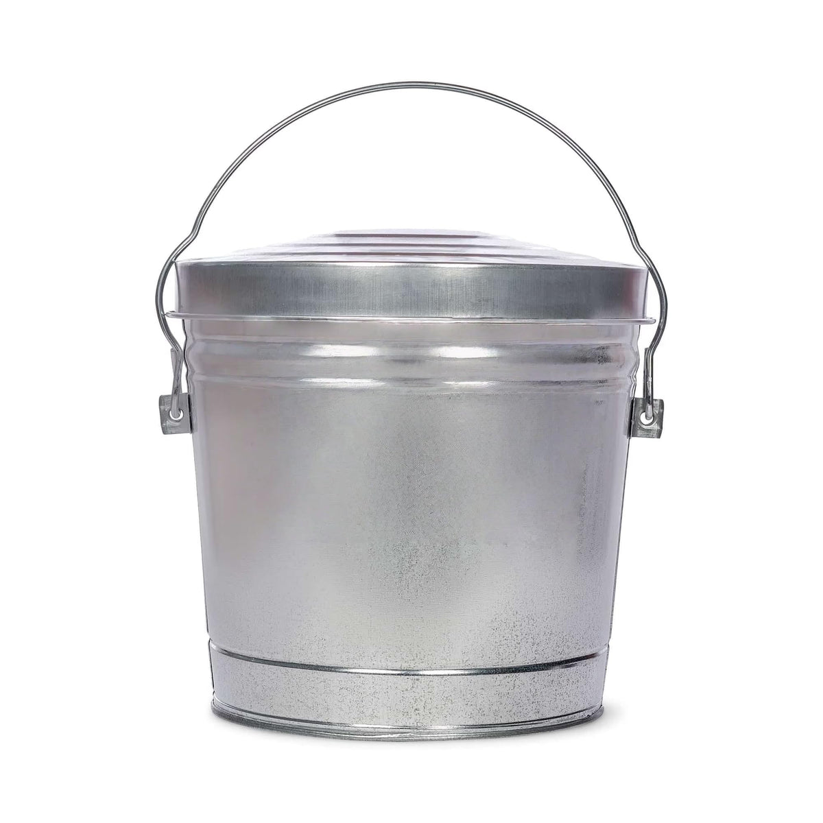 6 Gallon Galvanized Steel Storage Can with Locking Lid M6822
