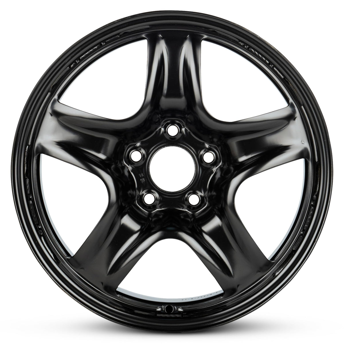 17 Inch Painted Black Car Wheel E4078