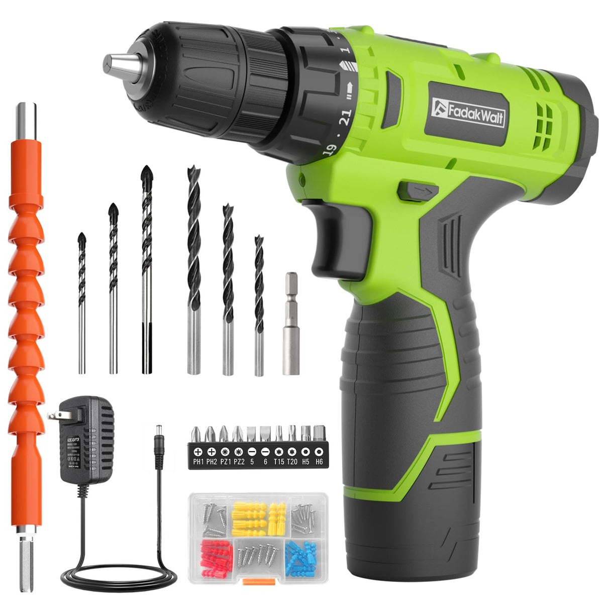 Cordless Drill Set 12V with Battery and Charger G92817