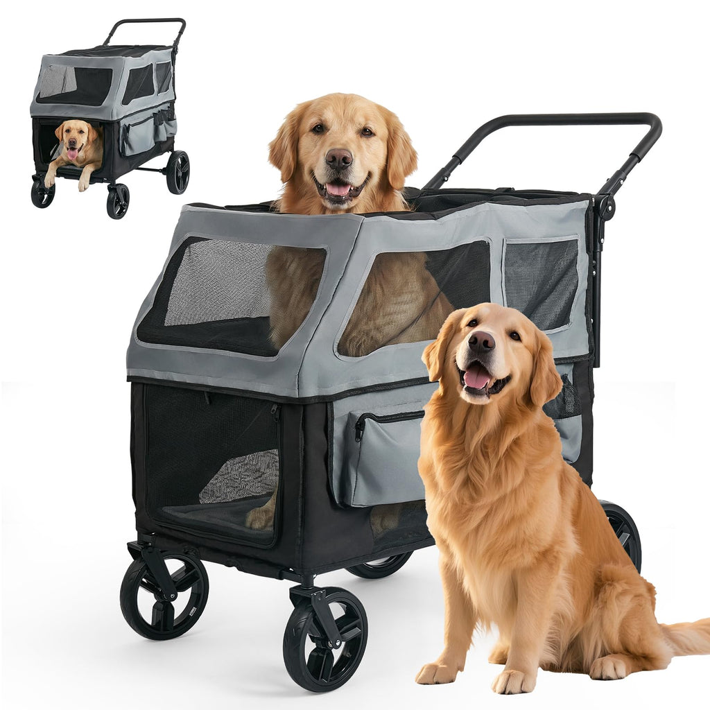 Large Foldable Dog Stroller D685