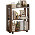 3-Tier Small Bookshelf with Wheels V621